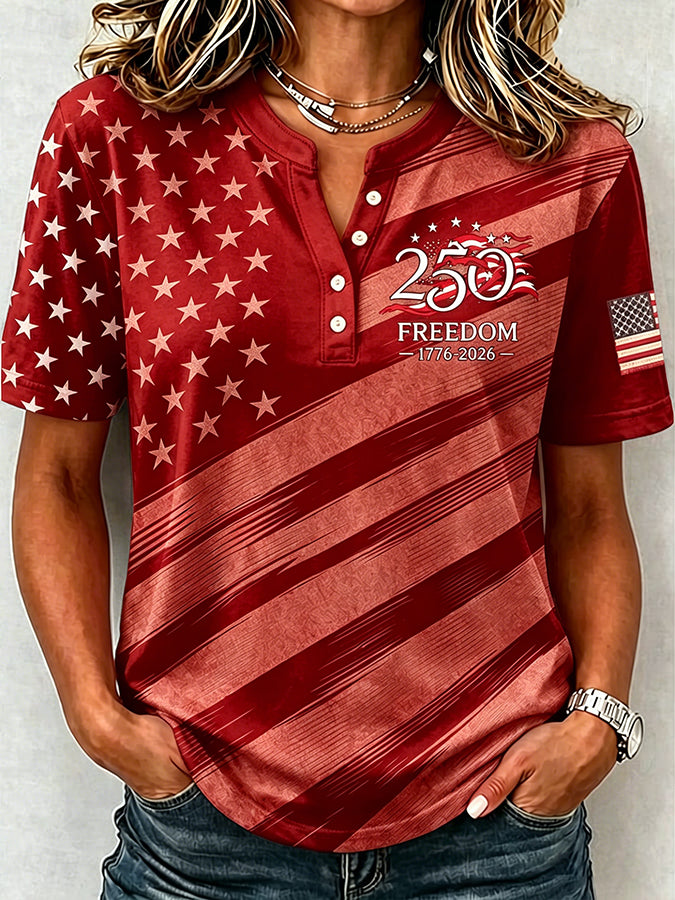 Women's 250th Anniversary Printed T-shirt