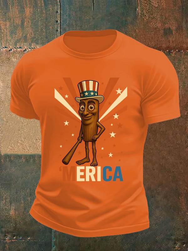Men's MERICA Print T-Shirt