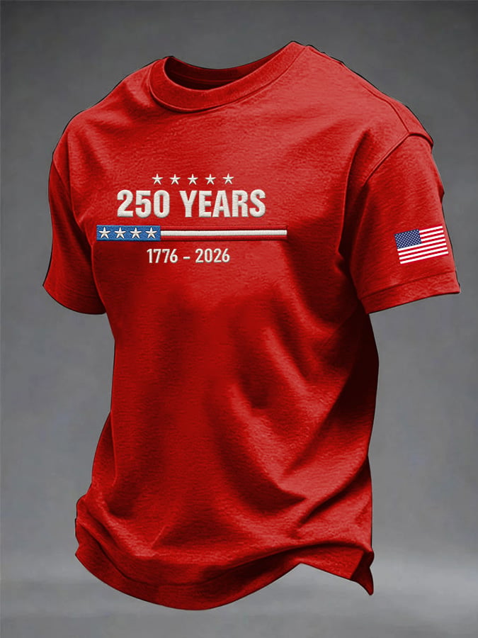 Men's 250th Anniversary Printed T-Shirt