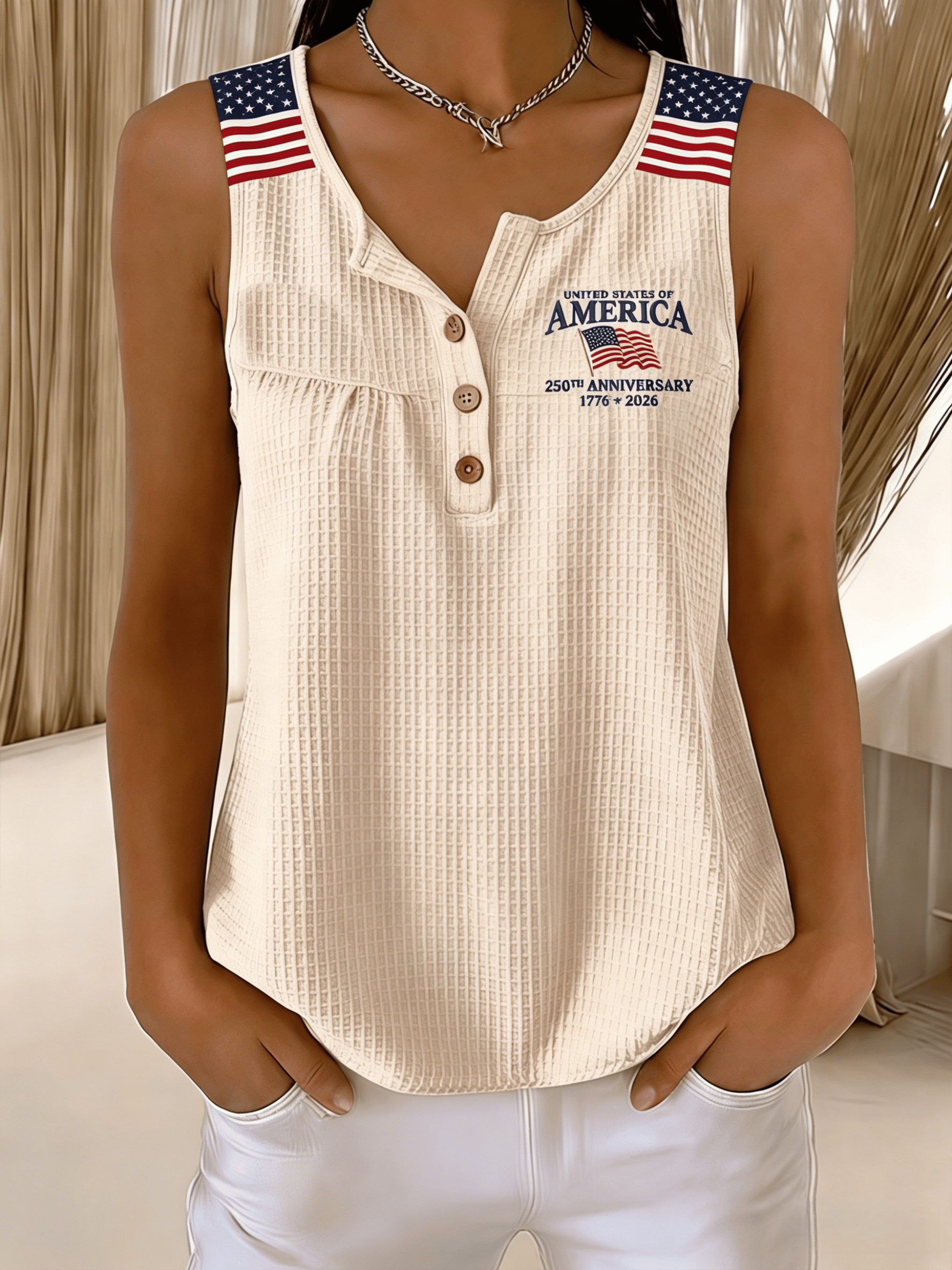 Women’s USA 250th Anniversary Freedom Graphic Tank Top