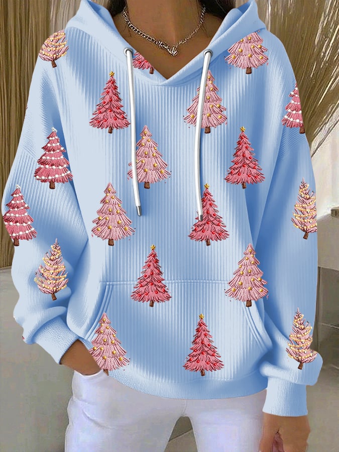 Women'S Christmas Faith Casual Hoodie Sweatshirt
