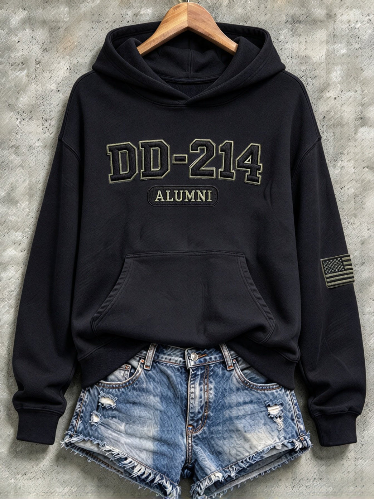 Women's Veteran Pride DD-214 Printed Hoodie