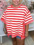Women's Loose Casual Striped T-Shirt