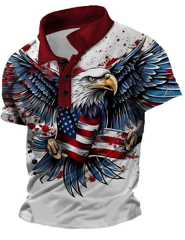 Men's 250th Anniversary Print Short-Sleeve Crew Neck T-Shirt