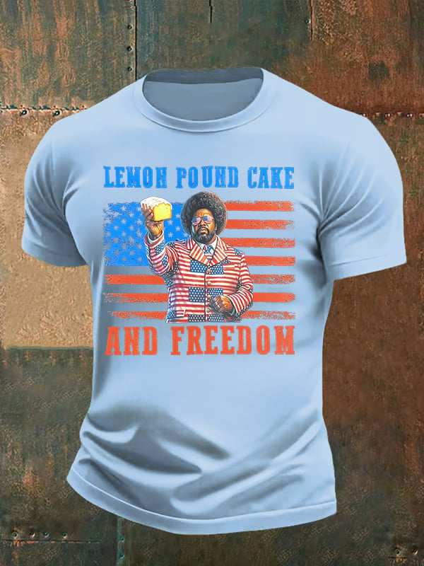 Men's Lemon Pound Cake  Printed T-Shirt