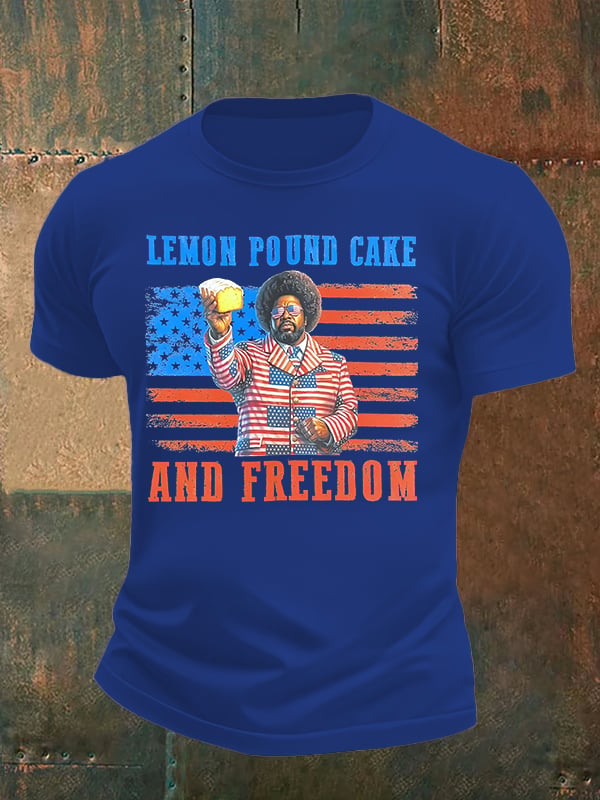 Men's Lemon Pound Cake  Printed T-Shirt