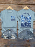 Women's Autism V-neck T-shirt