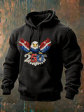 250th Anniversary Eagle Print Classic Cotton Hoodie