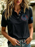 Women's Casual 250th Anniversary Printed Polo