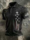 Men's USA 1776-2026 Freedom Printed Polo Shirt