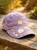 Women's Retro Bohemian Floral Print Casual Hat
