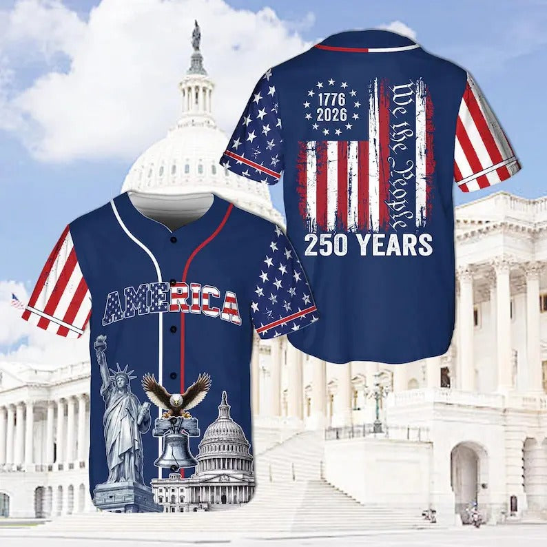 USA 250 Years Baseball Jersey