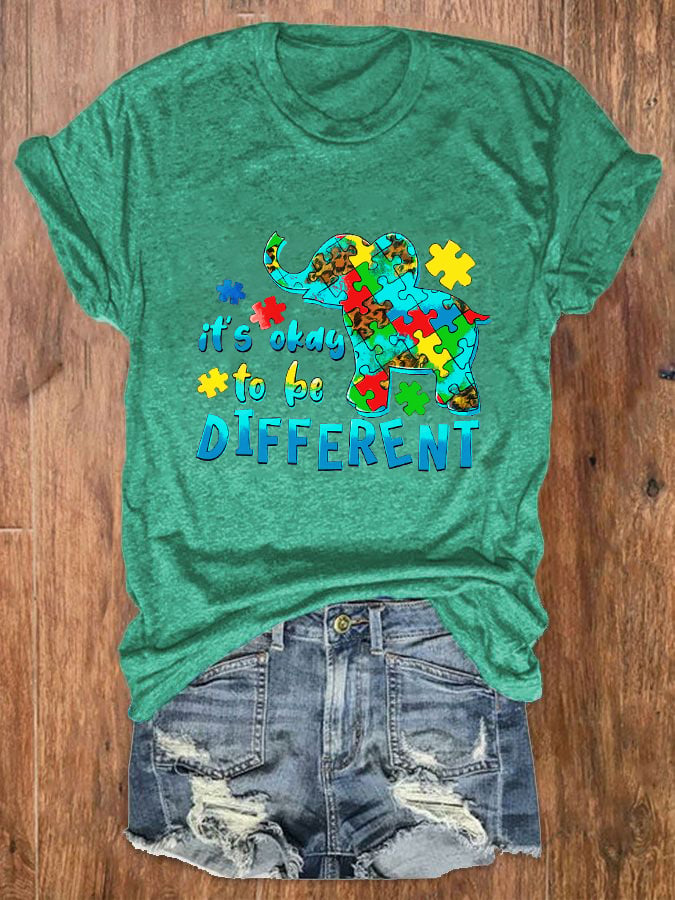 Women's It's Ok To Be Different Short Sleeve T-Shirt