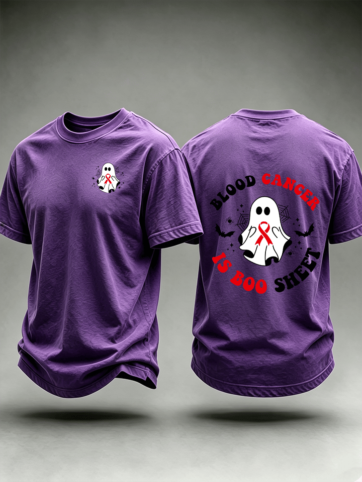 Men's BLOOD CANCER Print T-Shirt
