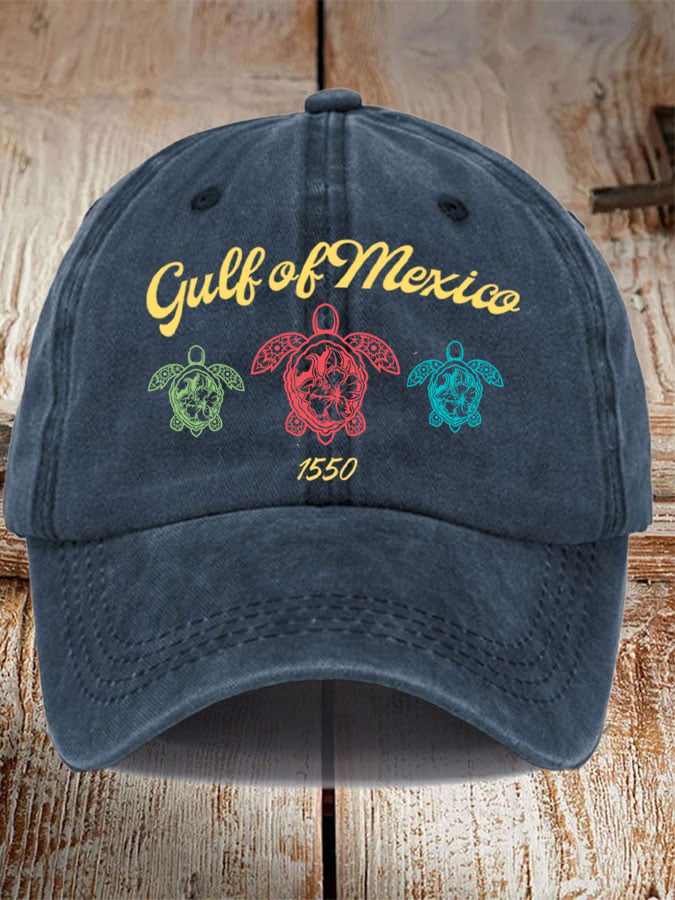 Unisex Gulf Of Mexico Print Hat