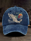 Gulf Of Mexico Printed Casual Baseball Cap