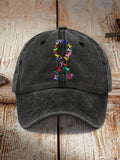 All Cancer Awareness Colorful Ribbon Hat