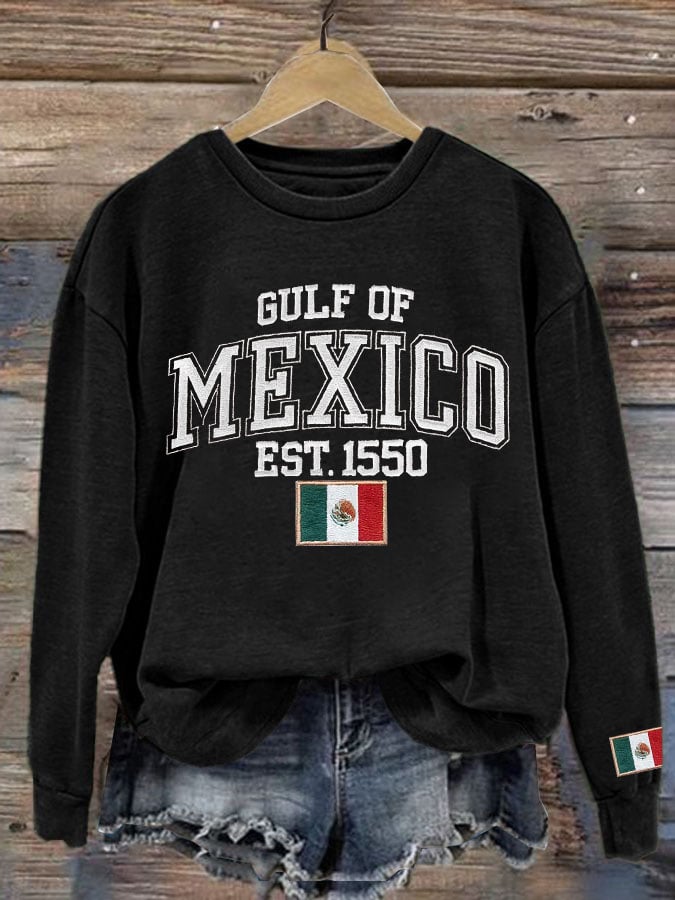 Women'S Gulf Of Mexico Print Sweatshirt