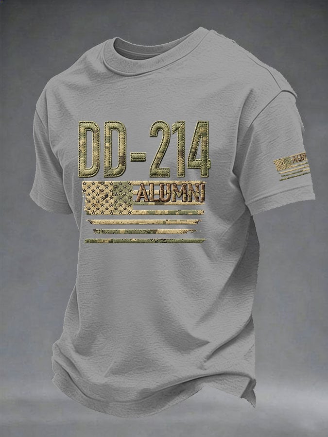 Men's Retro Print Short-Sleeve T-Shirt