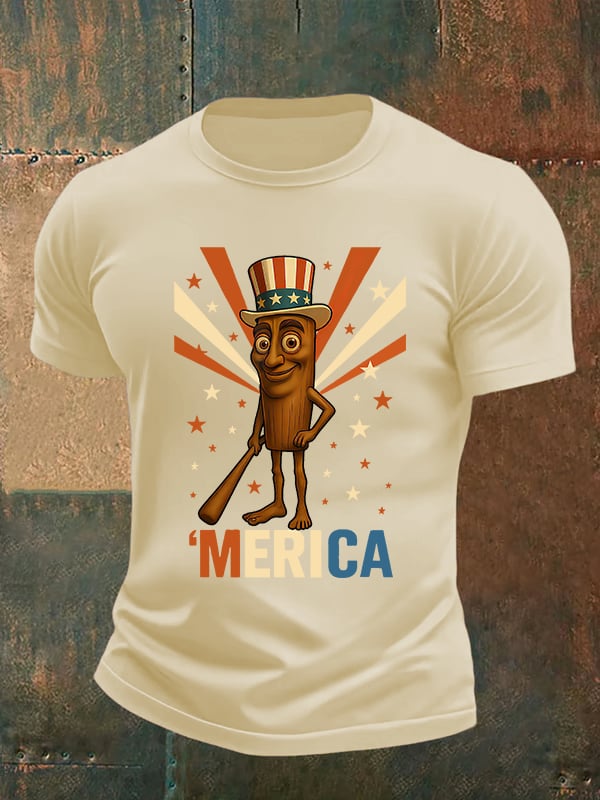 Men's MERICA Print T-Shirt