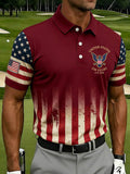 Men's American 250th Anniversary Casual Short-Sleeve Polo Shirt
