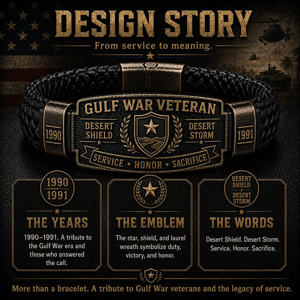 Gulf War Veteran Honor Bracelet