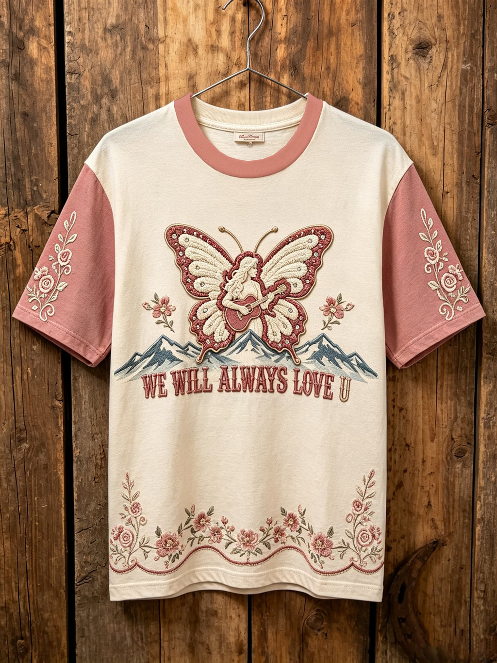 Women's Rip Country Music Lover Queen of Country Printed  T-shirt
