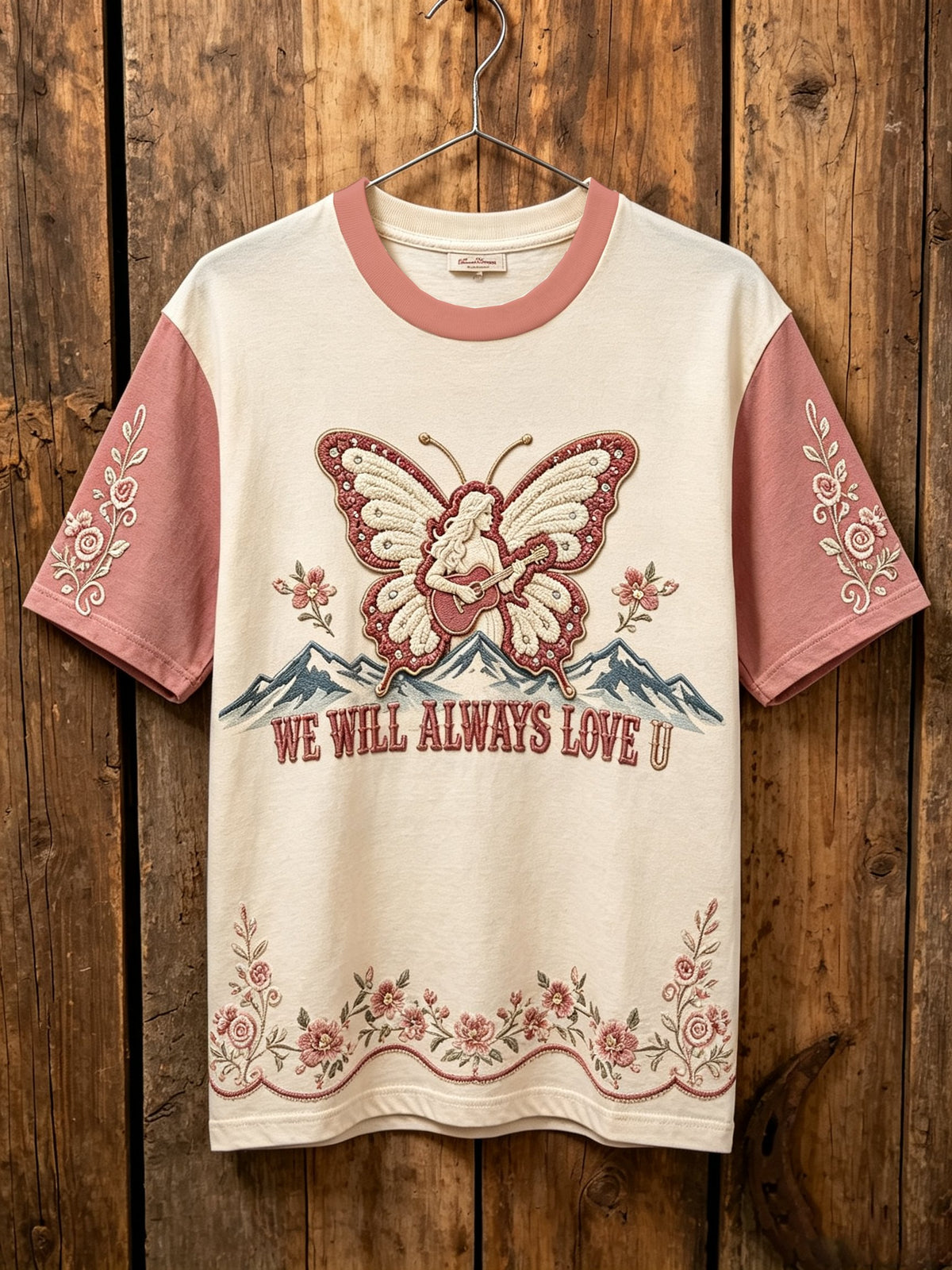 Women's Rip Country Music Lover Queen of Country Printed  T-shirt