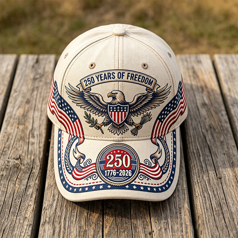 American 250th Anniversary Art Print Casual Hat