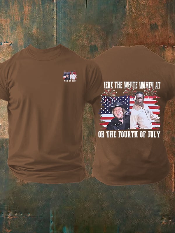 Men's ON THE FOURTH OF JULY Print T-Shirt