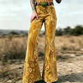 Women's Retro Bohemian Hippie Style Printed Casual Pants