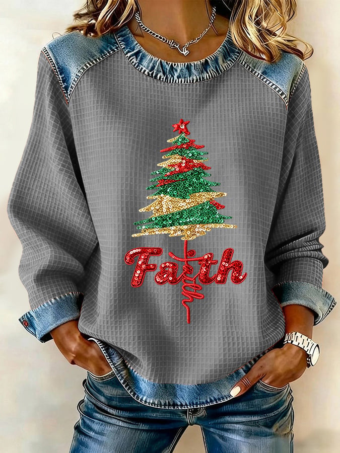 Women's Christmas Faith Casual Sweatshirt