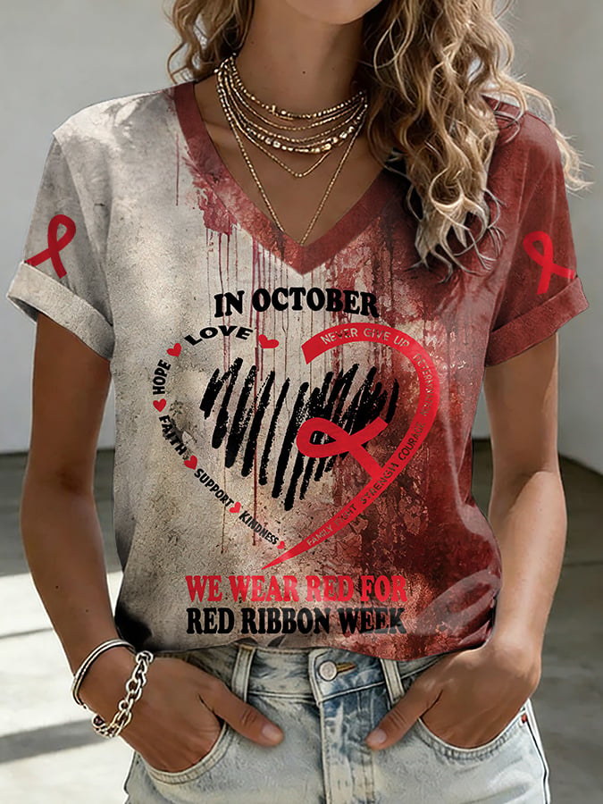 Women's Casual Print Short-Sleeve T-Shirt