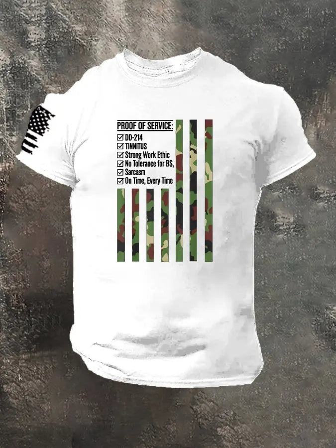 Proof Of The Service Pattern 100% Cotton T-Shirt