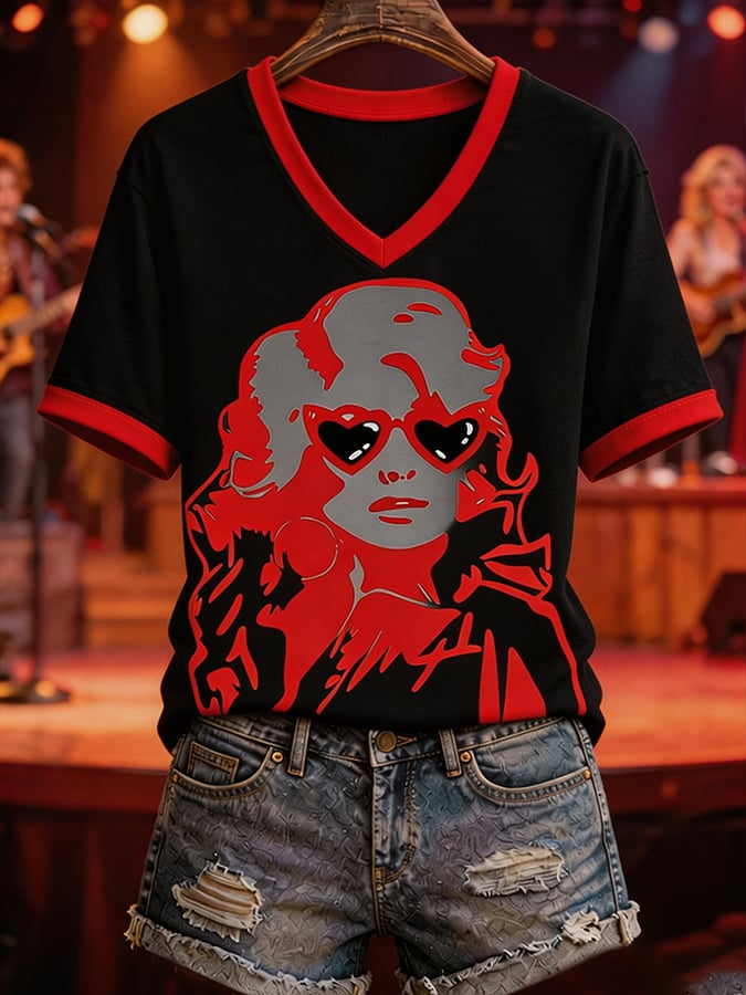 Country Singer Commemorative Printed T-Shirt