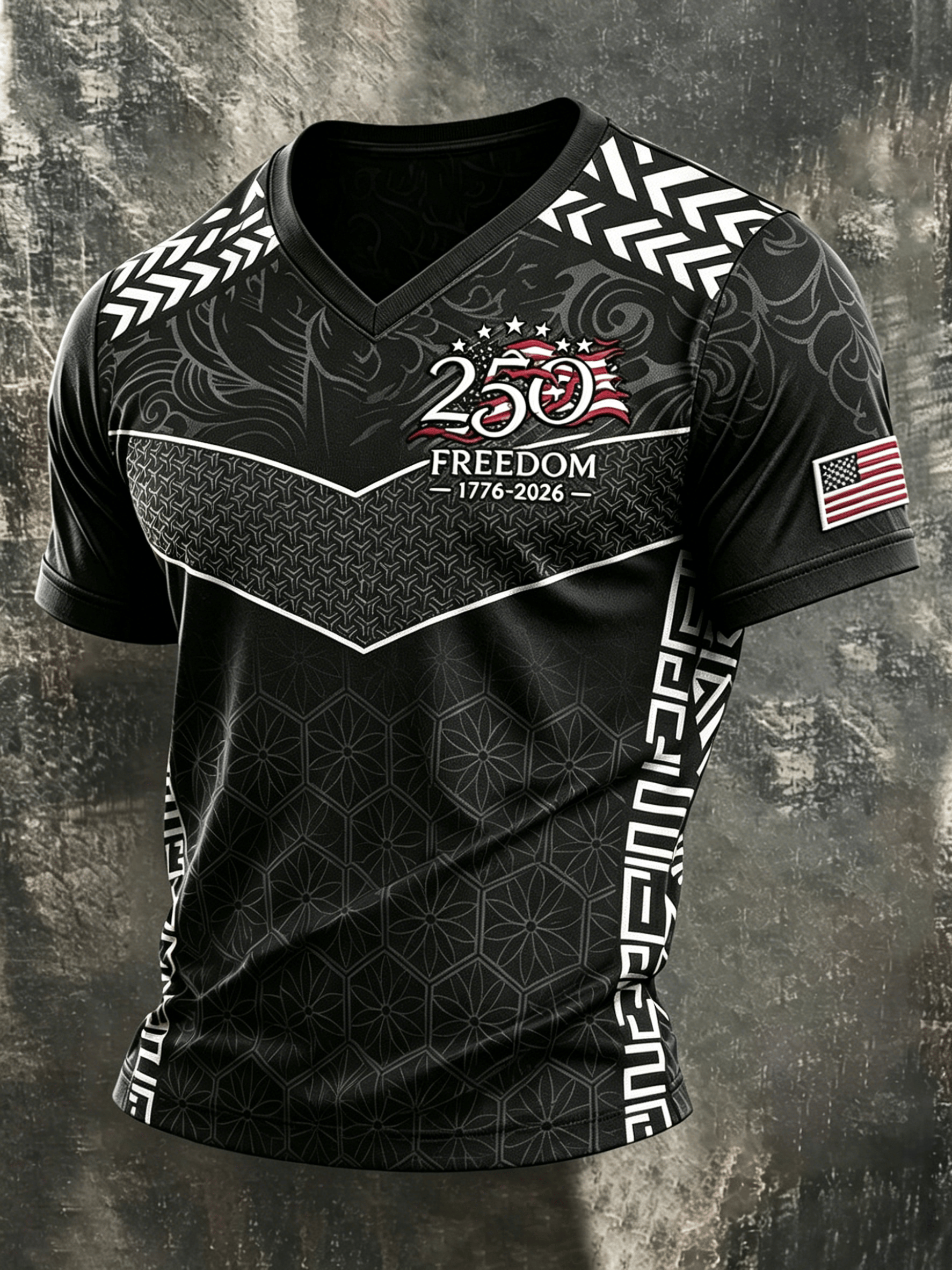 Men's US Independence Day Print T-shirt