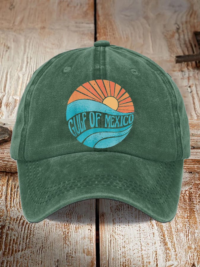 Unisex Gulf Of Mexico Print Hat