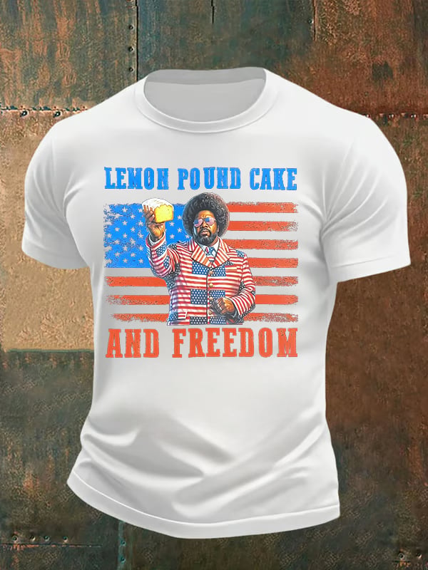 Men's Lemon Pound Cake  Printed T-Shirt