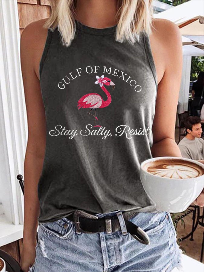 Women's Gulf Of Mexico Print Tank Top