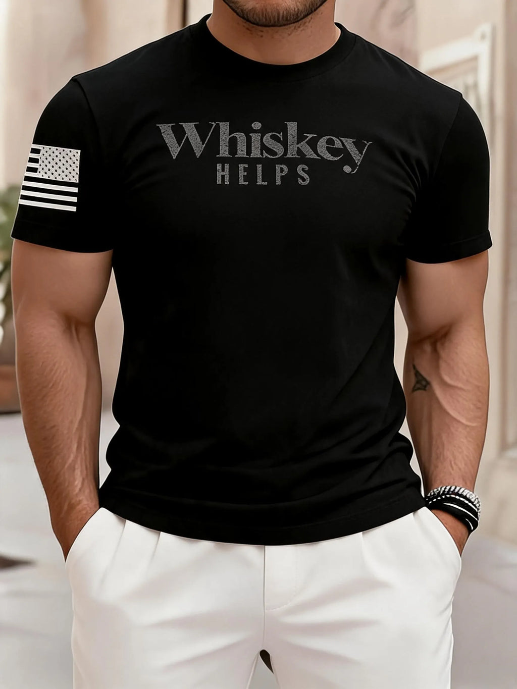 Whiskey Helps T-Shirt
