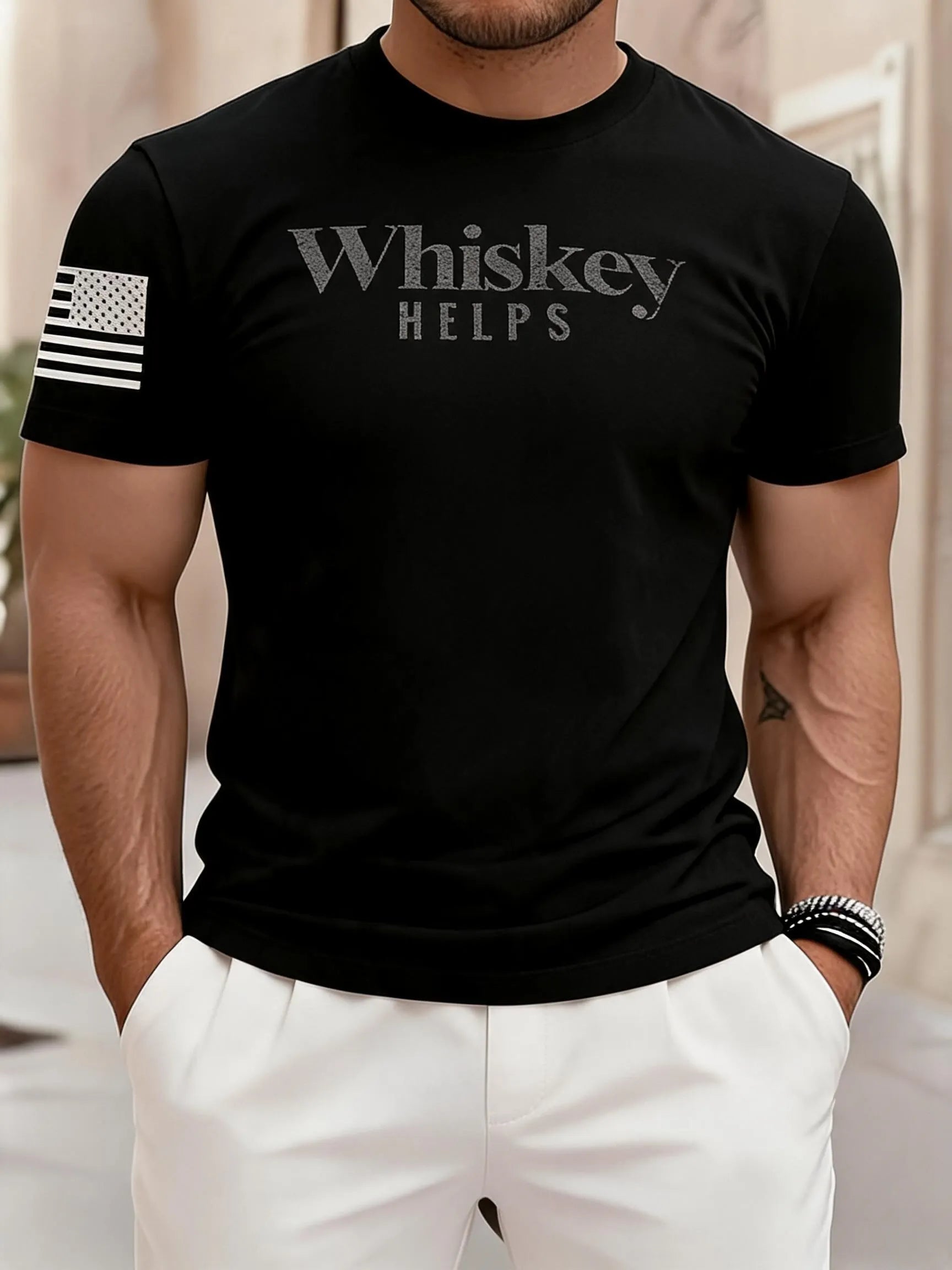 Whiskey Helps T-Shirt
