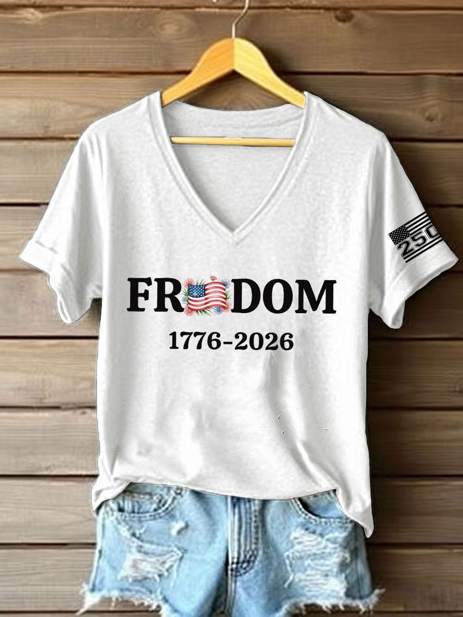 Retro 250th Anniversary Print T-Shirt