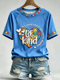 Women's Autism-Themed Casual Print Top