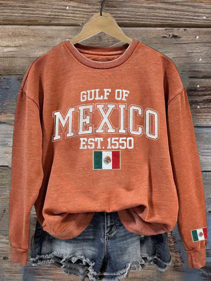 Women'S Gulf Of Mexico Print Sweatshirt