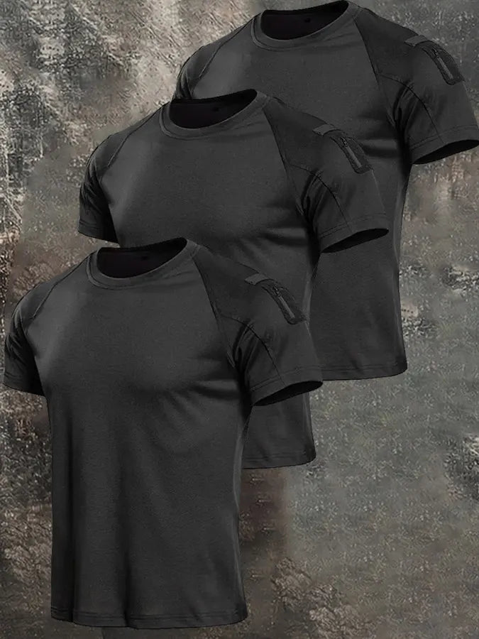 Men's Tactical T-Shirts Short Sleeve Raglan