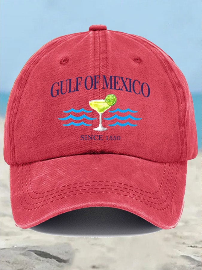 Unisex Gulf Of Mexico Print Hat