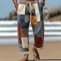 Men's Boho Hippie Geometric Pattern Casual Pants