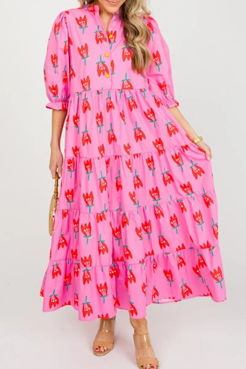 Karlie Poppy Strawberry Maxi