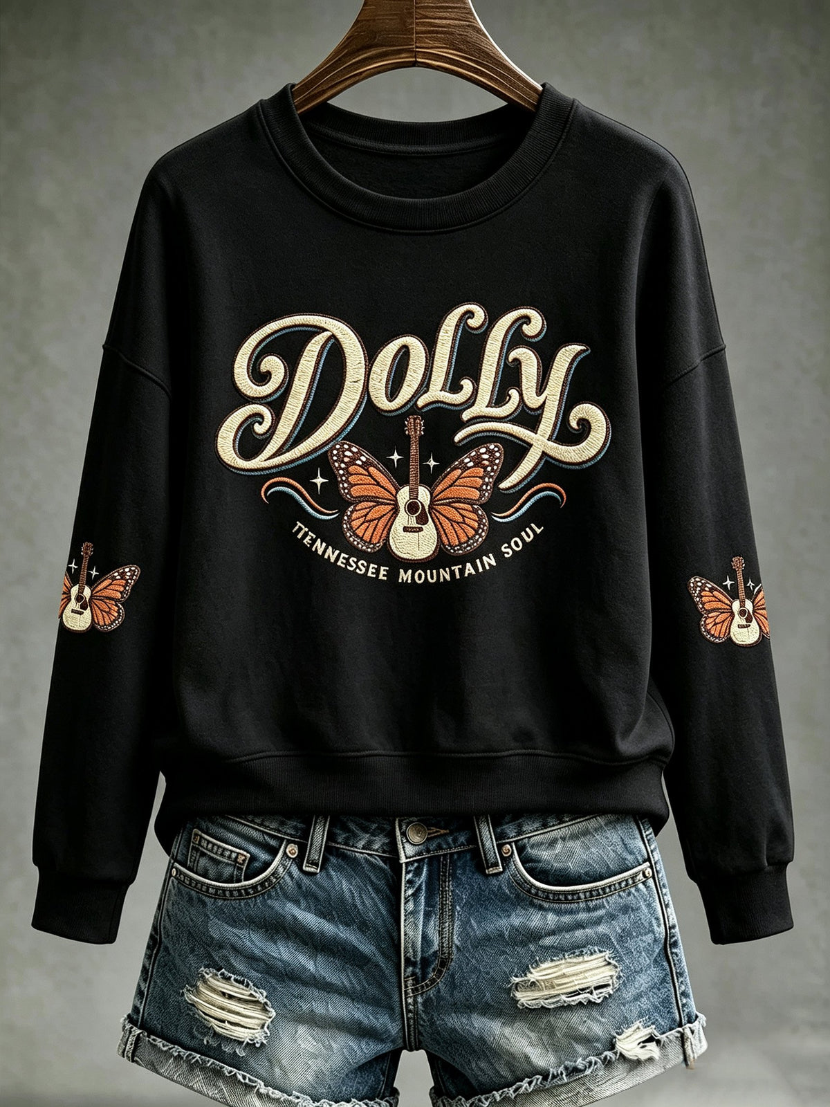 Women's Music-Themed Graphic Casual Sweatshirt