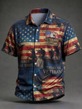 Men's U.S. Veterans Day Waffle Short-Sleeve Shirt